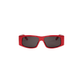 Balenciaga Led Frame Injected Sunglasses — Red