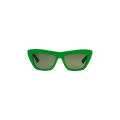 Bottega Veneta Cat Eye Sunglasses — Green