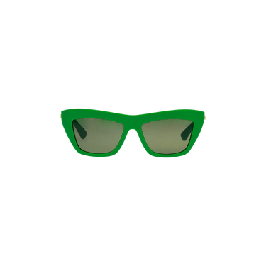 Bottega Veneta Cat Eye Sunglasses — Green