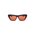 Bottega Veneta Cat Eye Sunglasses — Orange