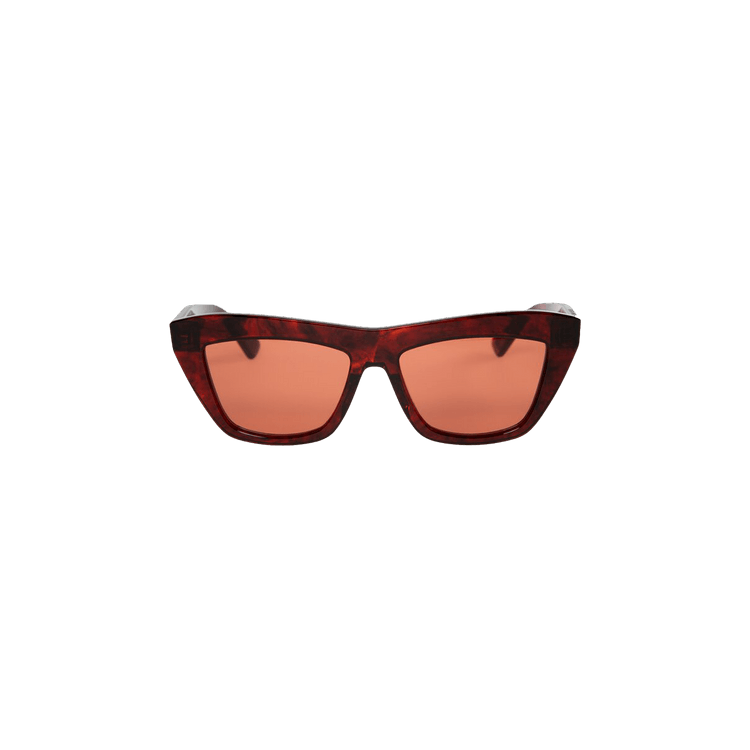 Bottega Veneta Cat Eye Sunglasses — Orange