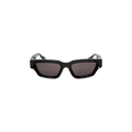 Bottega Veneta Rectangular Squared Sunglasses — Black