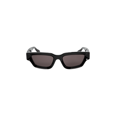 Bottega Veneta Rectangular Squared Sunglasses — Black