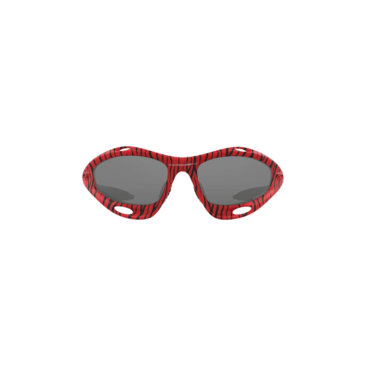 Oakley Racing Jacket Sunglasses — Red