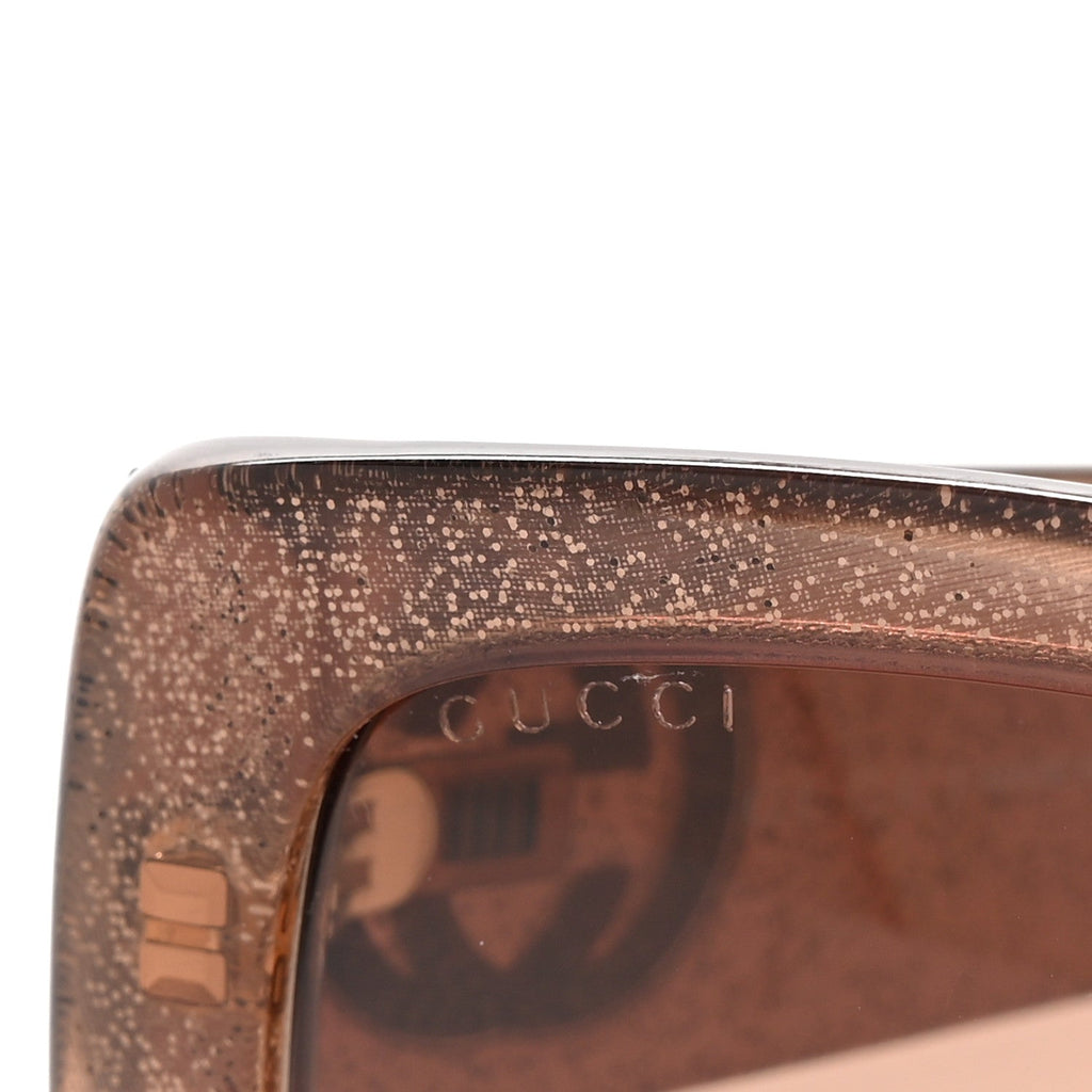 Gucci Square Sunglasses — Brown GG3814S