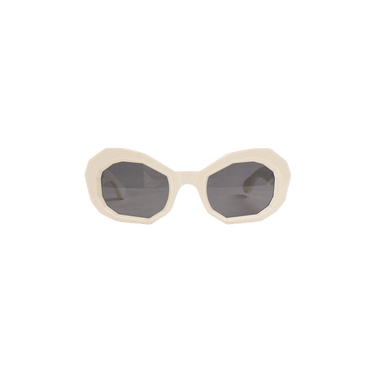 Amiri Honeycomb Sunglasses — White