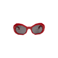 Amiri Honeycomb Sunglasses — Red