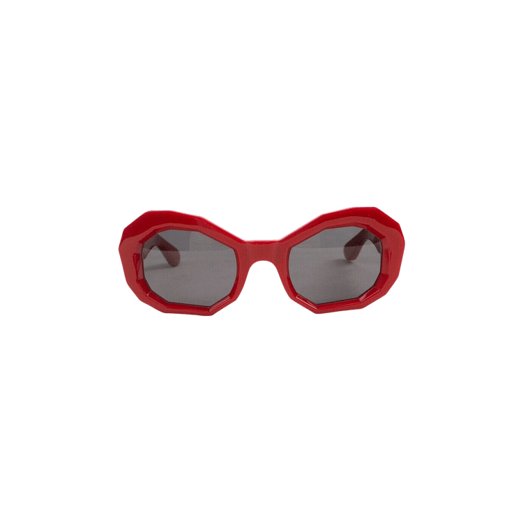 Amiri Honeycomb Sunglasses — Red