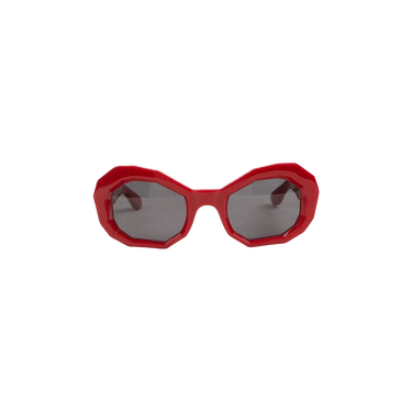 Amiri Honeycomb Sunglasses — Red