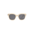 Amiri Aviator Logo Sunglasses — White