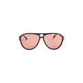 Amiri Aviator Logo Sunglasses — Black