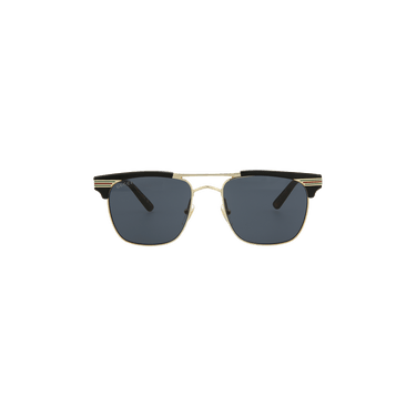 Gucci Square Frame Sunglasses — Black