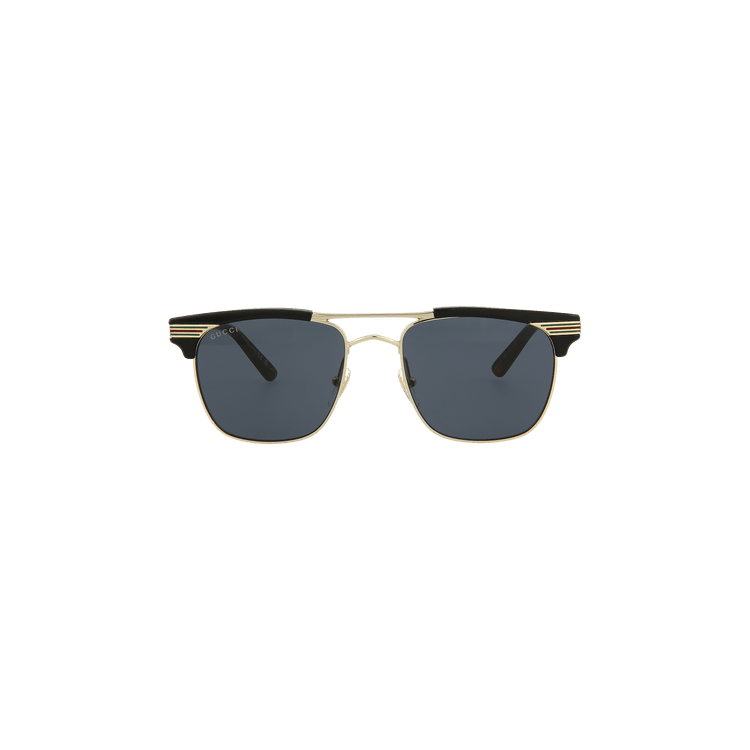 Gucci Square Frame Sunglasses — Black