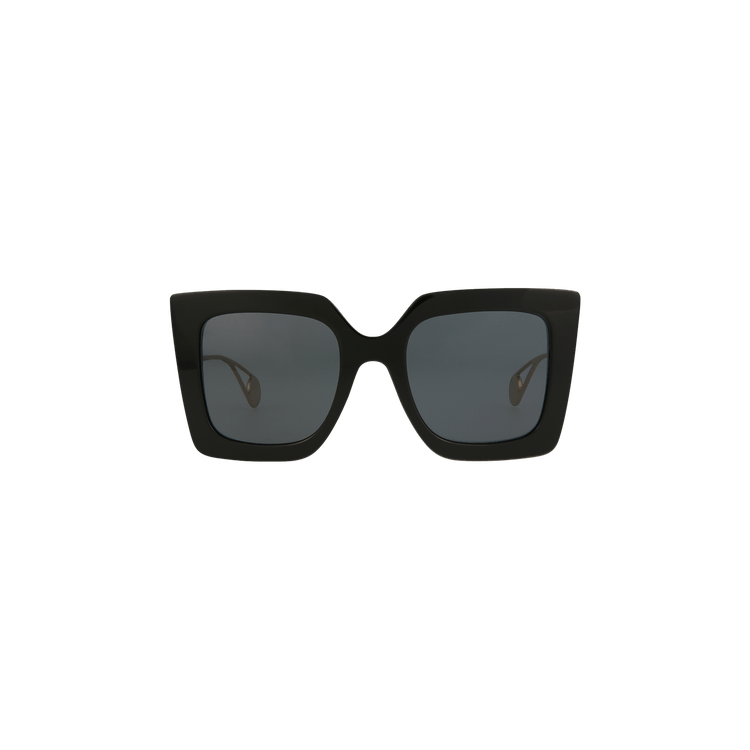 Gucci Square Frame Sunglasses — Black