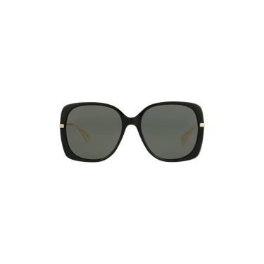 Gucci Square Frame Sunglasses — Black