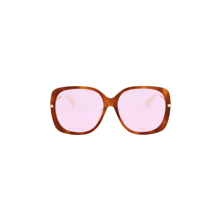 Gucci Square Frame Sunglasses — Pink