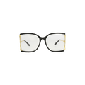 Gucci Square Frame Sunglasses — Black