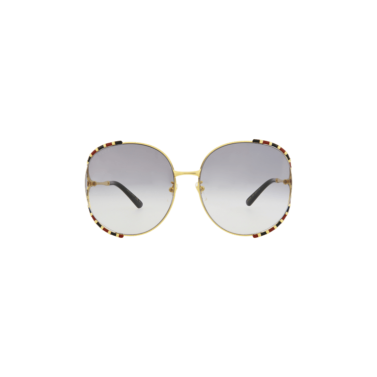 Gucci Round Sunglasses — Grey