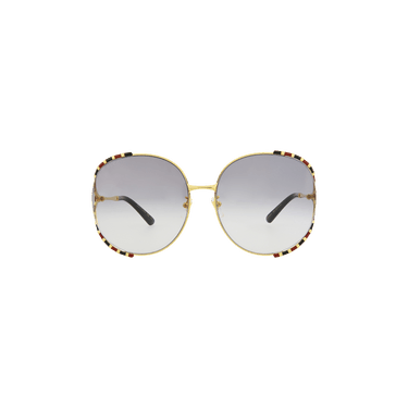 Gucci Round Sunglasses — Grey