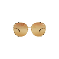 Gucci Round Sunglasses — Orange
