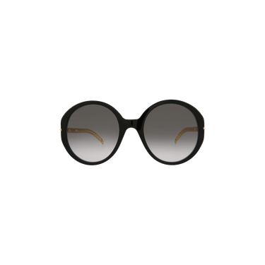 Gucci Round Frame Sunglasses — Black