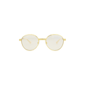 Gucci Round Frame Sunglasses — Yellow