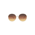 Gucci Round Frame Sunglasses — Brown