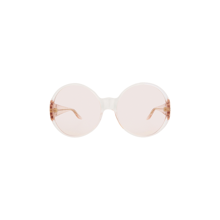 Gucci Round Frame Sunglasses — Pink