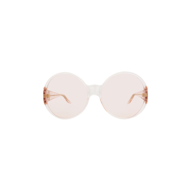 Gucci Round Frame Sunglasses — Pink