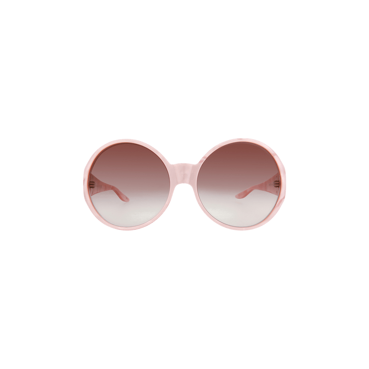 Gucci Round Frame Sunglasses — Red