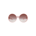Gucci Round Frame Sunglasses — Red