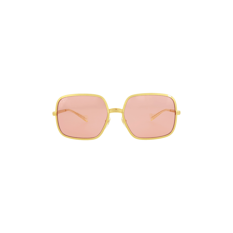 Gucci Square Frame Sunglasses — Red