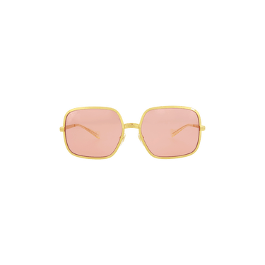 Gucci Square Frame Sunglasses — Red