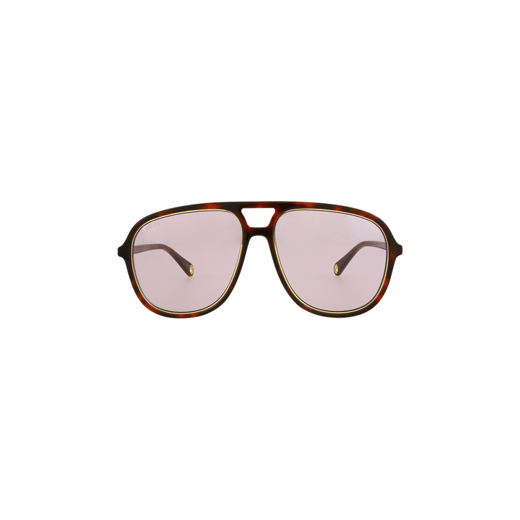 Gucci Aviator Sunglasses — Pink