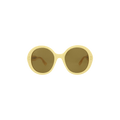 Gucci Oversized Round Sunglasses — Yellow