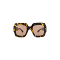 Gucci Square Frame Sunglasses — Red