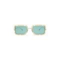 Gucci Square Frame Sunglasses — Green