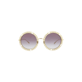 Gucci Round Frame Sunglasses — Purple