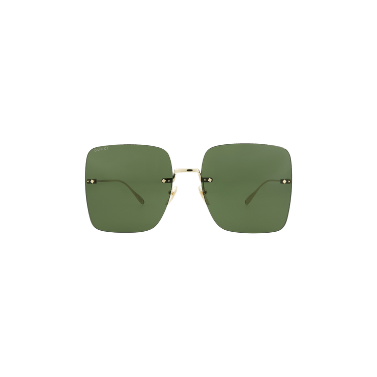 Gucci Square Frame Sunglasses — Green