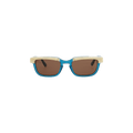 Gucci Square Frame Sunglasses — Brown