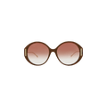 Gucci Round Frame Sunglasses — Red