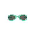 Gucci Oval Frame Sunglasses — Blue