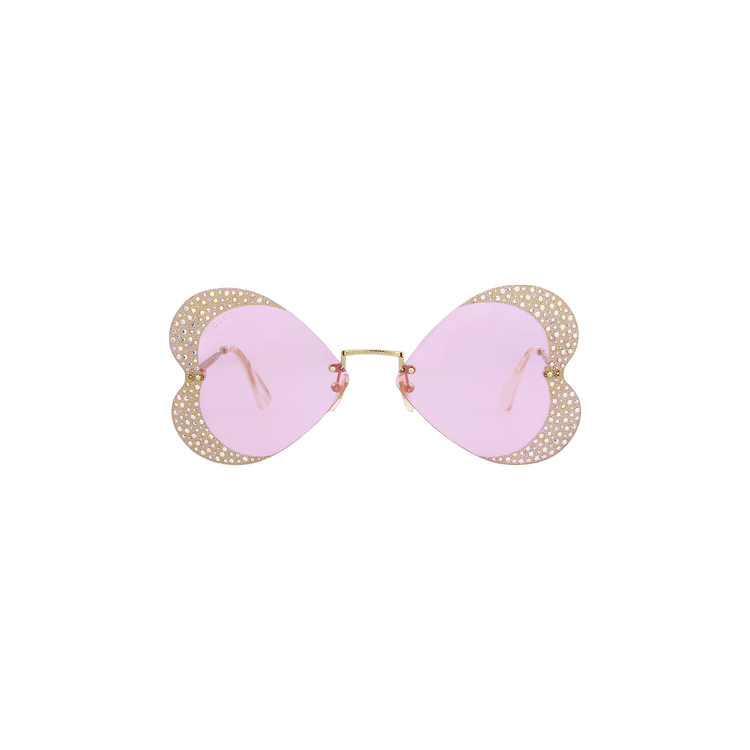 Gucci Cat Eye Sunglasses — Pink
