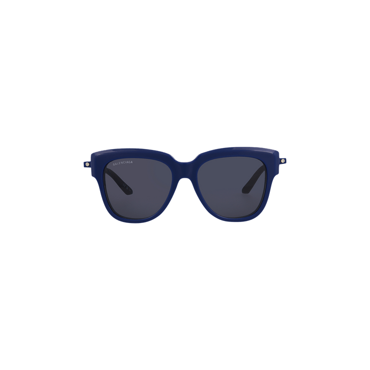 Balenciaga Square Frame Sunglasses — Blue