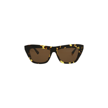 Bottega Veneta Cat Eye Sunglasses — Brown