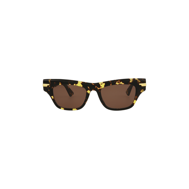 Bottega Veneta Cat Eye Sunglasses — Brown
