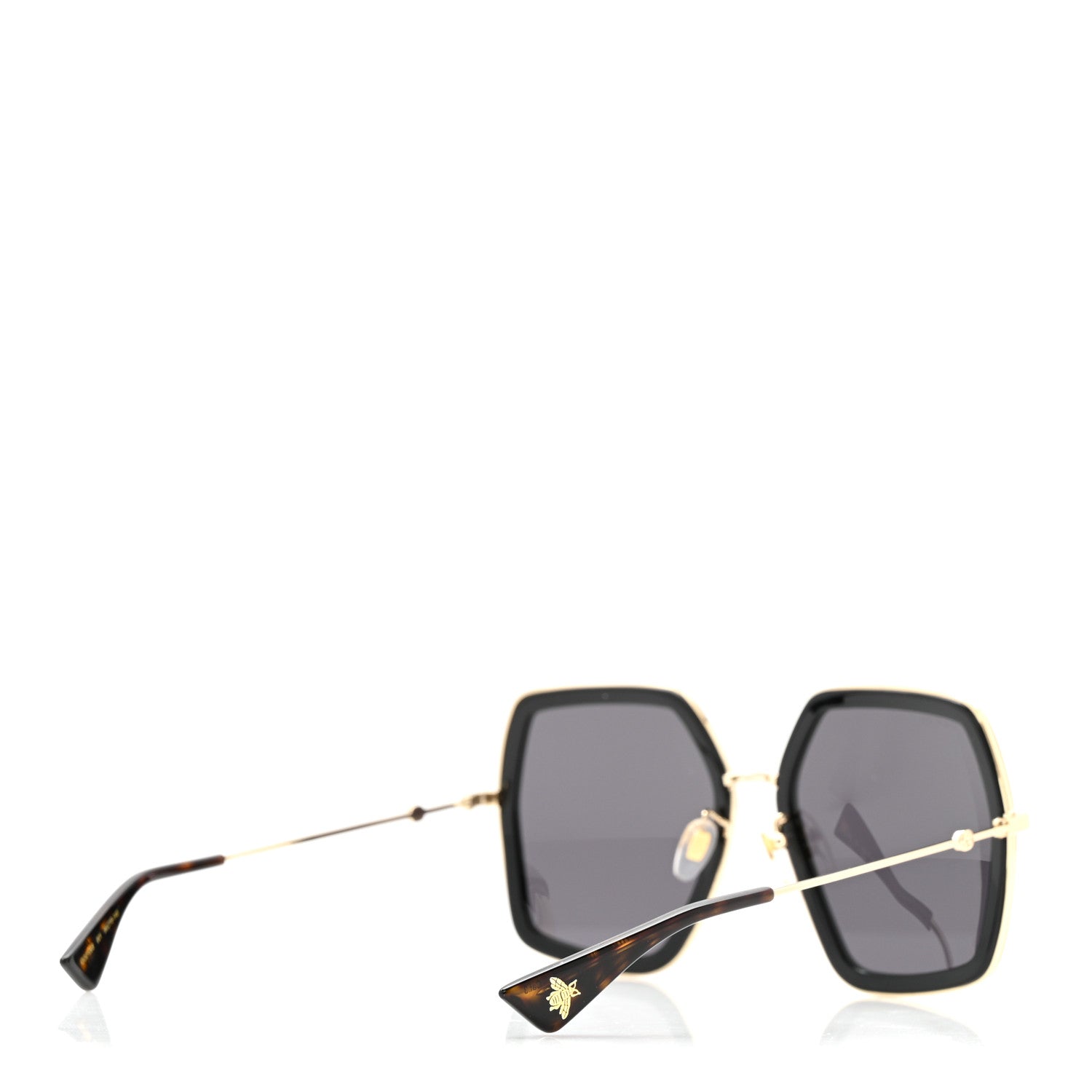 Gucci Square Sunglasses — Black GG0106S