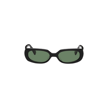 Undercover Oval Sunglasses — Black