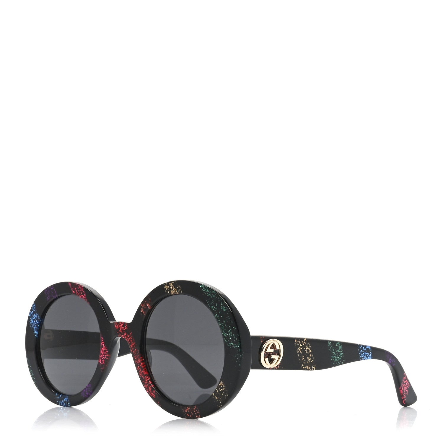 Gucci Round Sunglasses — Black GG0319S