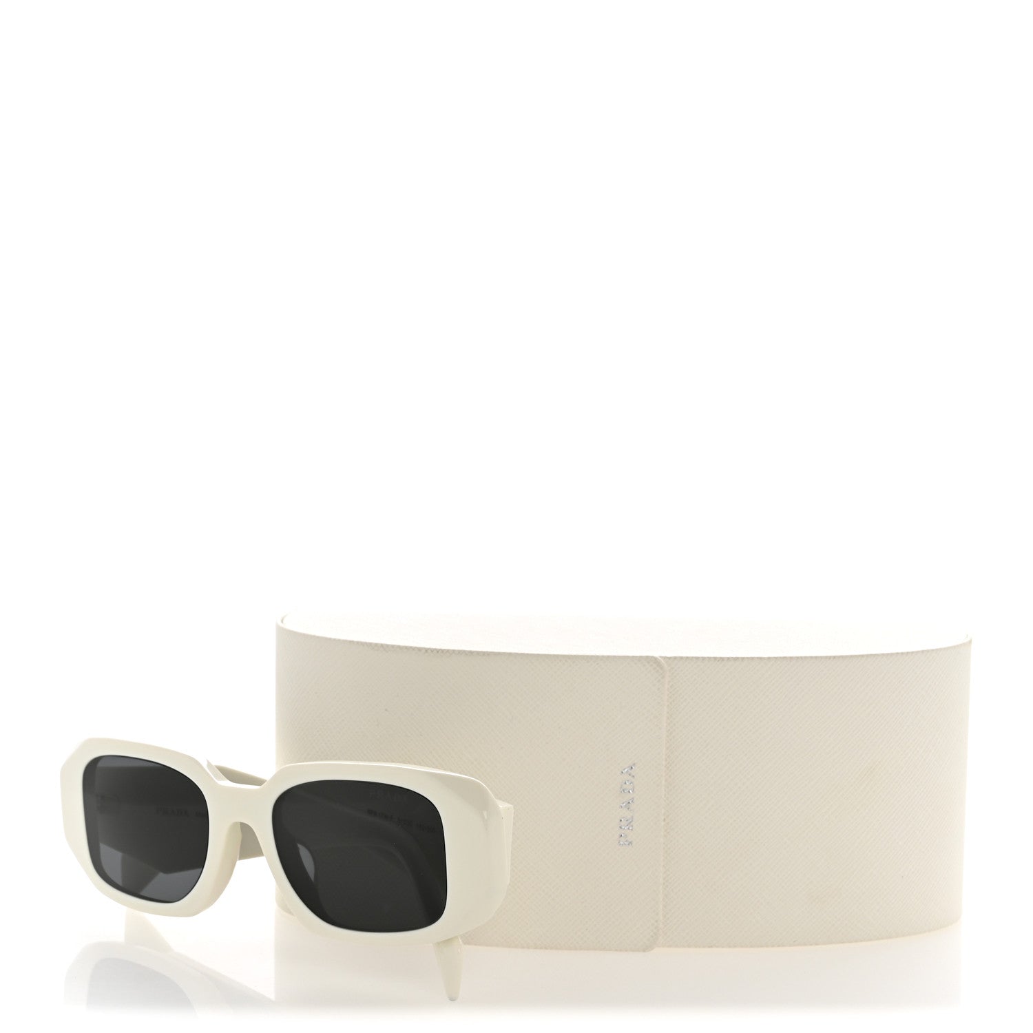 Prada Square Sunglasses — White SPR 17W